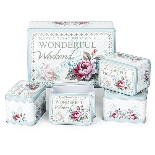 5-częściowy zestaw pojemników Rose