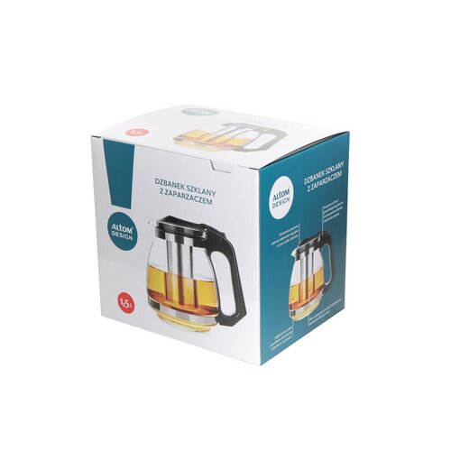 Altom Tea pot cu filtru Negru, 1,5 l