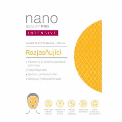 nanoBeauty Osvetljevalna maska iz nano vlakenINTENSIVE