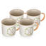 Banquet 4-delni set keramických skodelic REINDEER,400 ml