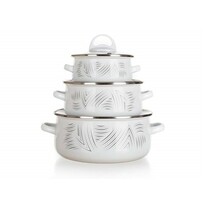 Set vase smălțuite Banquet CHARME,6 buc. Set vase smălțuite Banquet CHARME,6 buc.