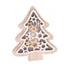 Leseni drevesec z LED lučjo Stellar, 13 x 15,5 x 3cm