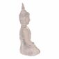 Dekoration Buddha-Statue sitzend, Grau, Polyresin, 30 x 22 x 54 cm
