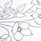 Saténová posteľná bielizeň Matex Grey flowers ,140 x 200 cm, 70 x 90 cm