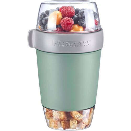 Westmark Háromrészes ételtartó edény, 1150 ml, mentazöld