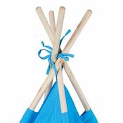 Ecotoys Detský indiánský stan Teepee, modrá