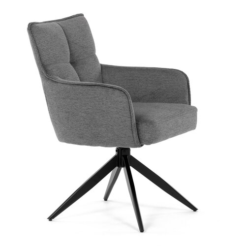 Set de scaune de sufragerie cu mecanism deîntoarcere DCH-P3170 GREY2, 2 buc.