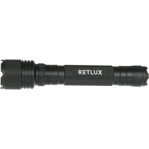 Retlux RPL 114 Ruční LED svítilna na D baterie, dosvit 100 m, výdrž 168 hodin