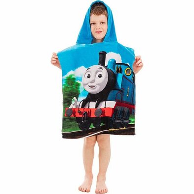 Thomas, a gőzmozdony gyermek poncsó, 50 x 115 cm