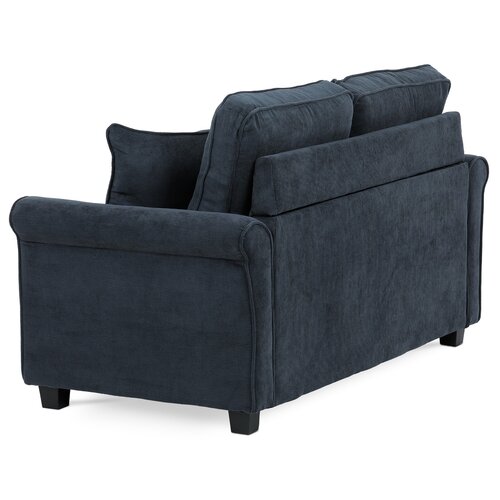 Sofa dwuosobowa ASB-4170 BLUE2, sztruks, niebieski