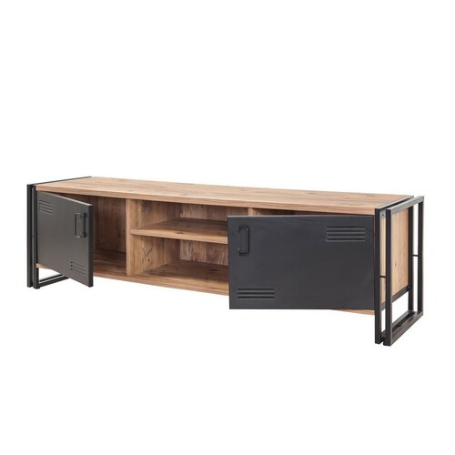 Televízny stolík Cosmo Rex v prevedení AtlanticPine and Black