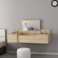 Kozmetický stolík Zakkum Sapphire Oak
