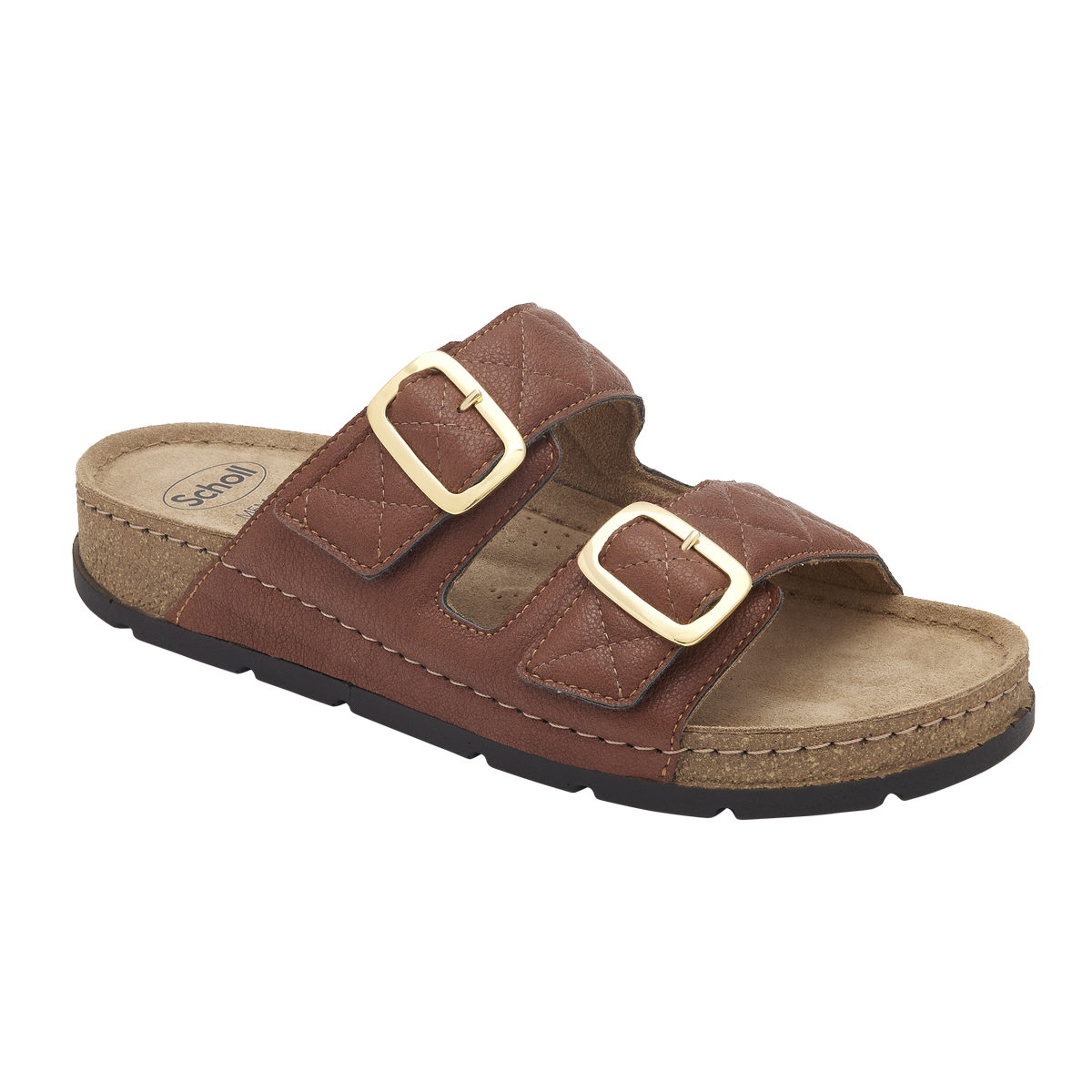 Scholl Pantofle Bora hnědá, vel. 41, 41 EU