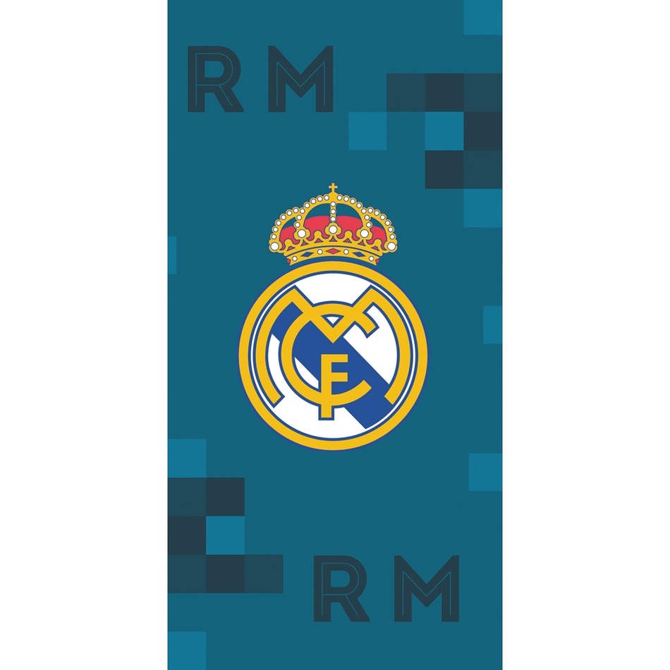 Real Madrid Dados Blue törölköző, 70 x 140 cm