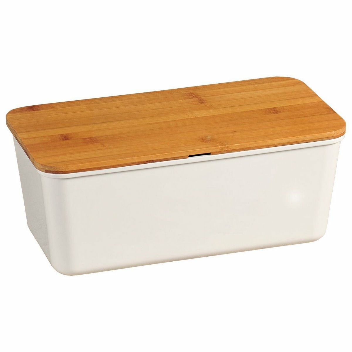Kesper 58090 Kenyértálca vágódeszkával, fehér, 34x 14 x 18 cm, 34 x 14 x 18 cm akciós termékkép 1