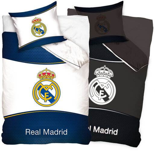 Bavlněné povlečení Real Madrid, 140 x 200, 70 x 80 cm