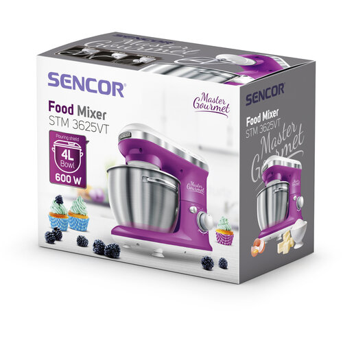 Sencor STM 3625VT kuchyňský robot, fialová
