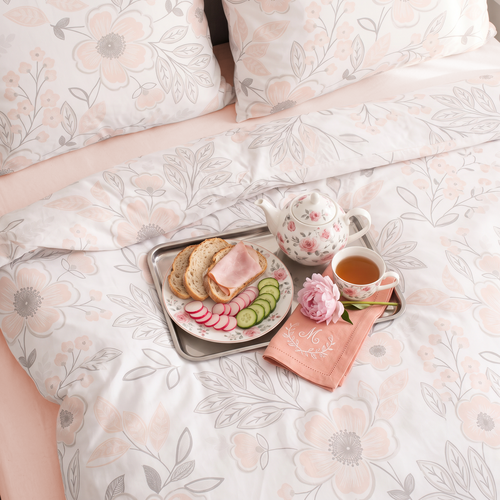 4Home Бавовняна постільна білизна Renforcé Blush Serenity, 160 × 200 см, 70 × 80 см