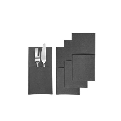 Westmark Komplet žepov za jedilni pribor COZY, 22x 11 cm, 4 kosi, antracit
