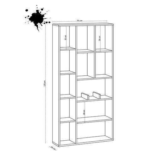 Bücherregal Demios