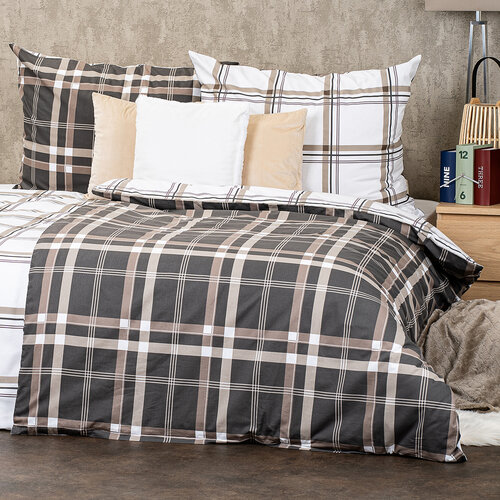 Lenjerie de pat 4Home Scotch, din bumbac, 160 x 200 cm, 70 x 80 cm