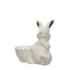 Veľkonočný kalíšok na vajíčko Bunny biela, 10,5 cm