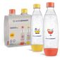 Sticlă Sodastream Fuse Orange/Yellow 2x 1 l,lavabilă în mașina de spălat vase