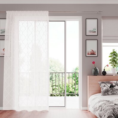 Restilo Záclona Delva Eyelets krémová, 140 x 250 cm