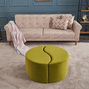Taboret Alis Pouf Green