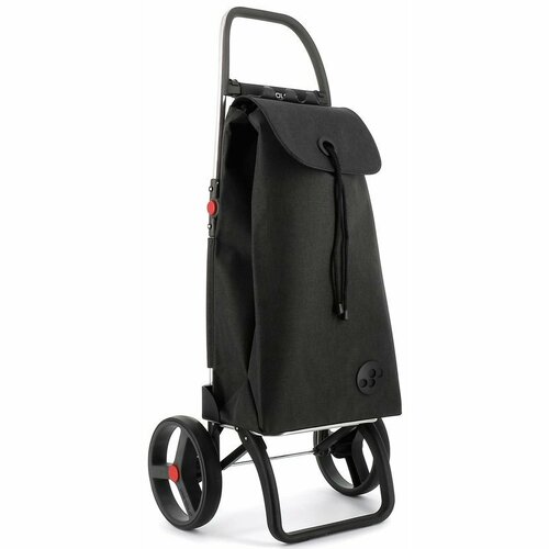Rolser I-Max Tweed 2 Logic RSG bevásárlótáskakerekeken, fekete