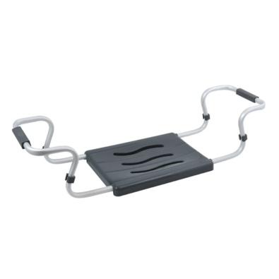 Spirella Verstellbarer Badewannensitz, grau, 50–65 cm