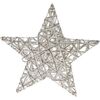 Stea de Crăciun Greyse cu LED gri, 40 cm