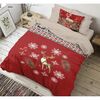 Kvalitex Bombažno posteljnino Božični jelen 3D,140 x 200 cm, 70 x 90 cm
