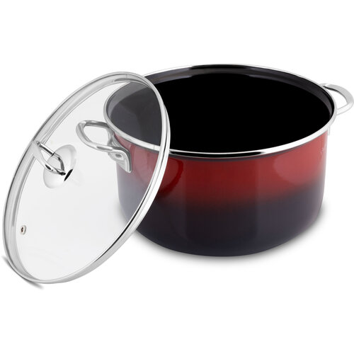 Lamart LT1184 Emaille-Kasserolle Email, 24 cm