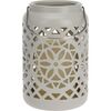 LED-Laterne Denia grau, 18 x 12 cm