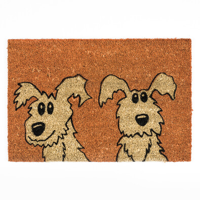 Кокосовий придверний килимок собаки, 40 x 60 см