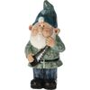 Skrzat ogrodowy Drumin z piłą, 16,5 x 30,7 x 13 cm, polystone