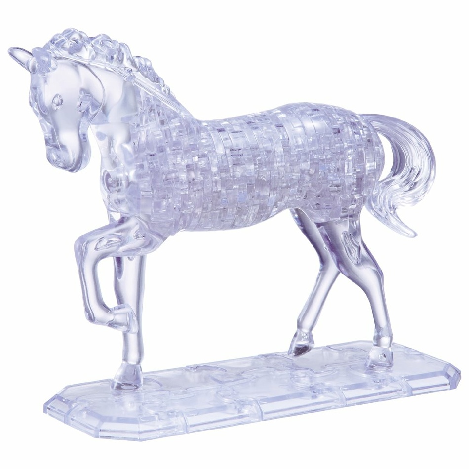 Levně HCM Kinzel 3D Crystal puzzle Kůň, 100 dílků