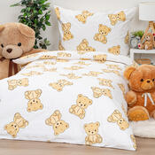 4Home Teddies pamut ágyneműhuzat, 140 x 200 cm, 70 x 90 cm