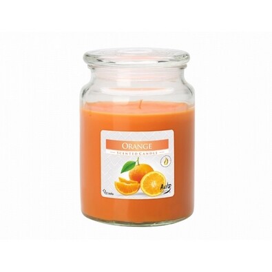 Vonná svíčka ve skle Pomeranč, 500 g