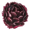 Decorațiune floare suspendată bordo, 8 cm
