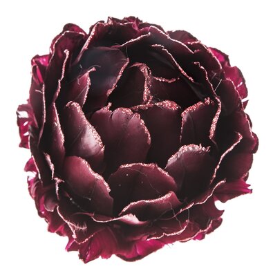 Wiszący kwiat bordowy, 8 cm