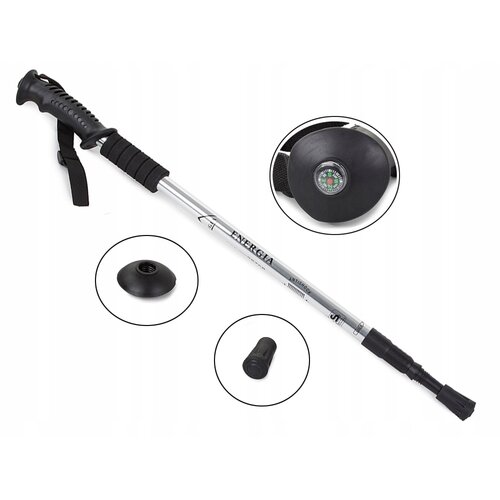 Nordic walking palice za hojstrenje antishock,srebrne