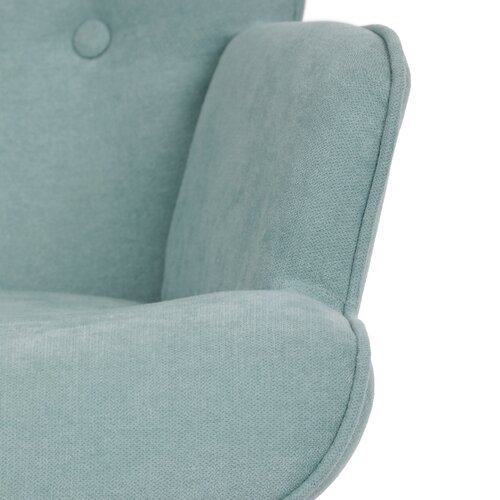 Fotel bujany BLUE2, turkusowy