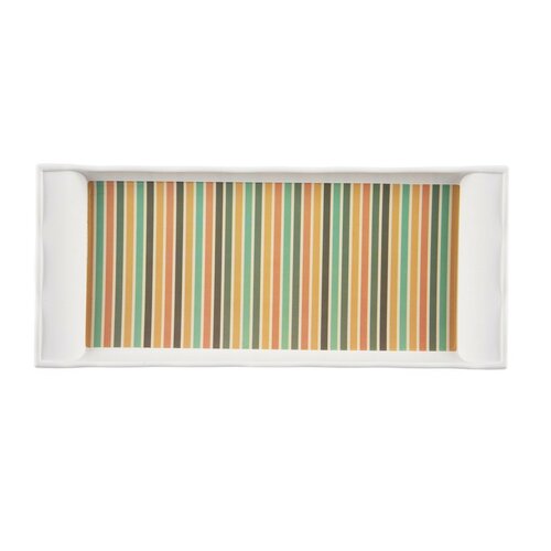 Tava de servit Orion Retro mix de culori, 29,5 x13 cm
