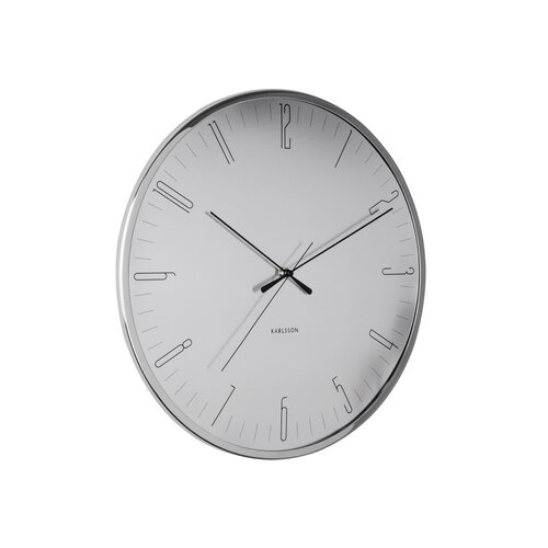 Karlsson KA5755 Designové nerezové nástěnné hodiny, 40 cm