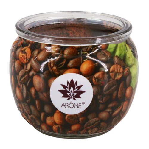 Lumânare parfumată în borcan Arome Coffee Bean, 90 g