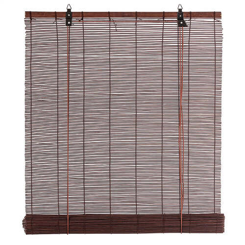 Бамбукові рулонні штори шоколадний, 60 x 160 см