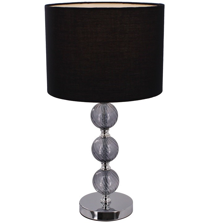 Tempo Kondela Stolná lampa Jade 7, čierna