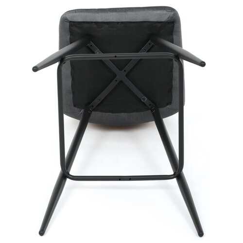 Krzesło barowe B-X7015 GREY2, ciemnoszary